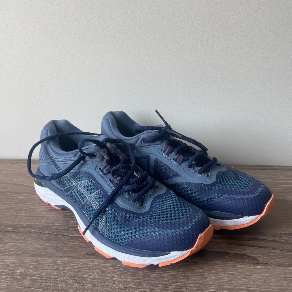 Asics Women’s Sneakers - Navy and Orange